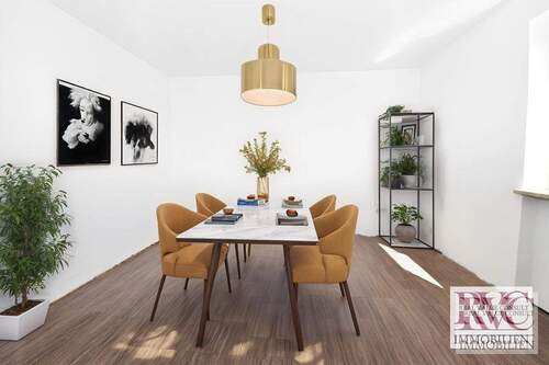Möblierungsvorschlag - Etagenwohnung mit 68,60 m² in München zum Kaufen