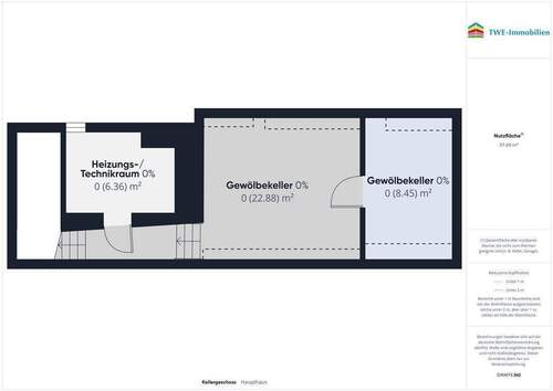 Kellergeschoss Haupthaus - 