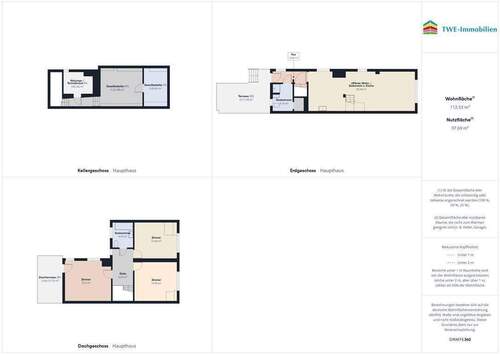 Alle Geschosse Haupthaus - 