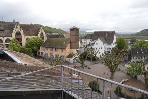 Ausblick vom Balkon (Rhein) - 