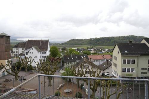 Ausblick vom Balkon (Rhein) - 