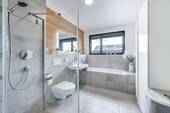 Badezimmer - Reihenendhaus mit 148,00 m&sup2; in Peißenberg zum Kaufen