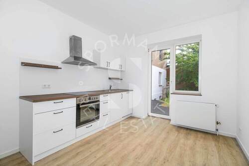 Küche - Düsseldorf Derendorf: sanierte Erdgeschosswohnung mit Garten zur Alleinnutzung