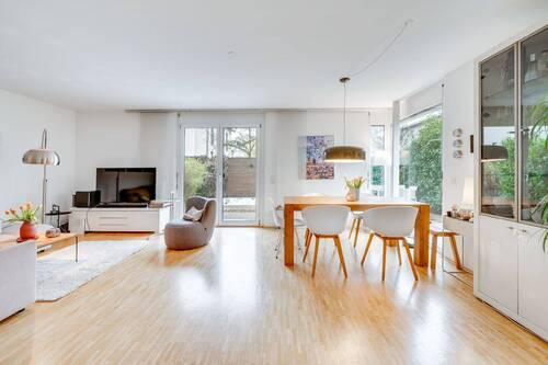 Wohnzimmer - Reihenendhaus mit 150,00 m&sup2; in Höhenkirchen zum Kaufen