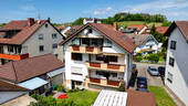 Balkonseite - 3,5 Zimmer Dachgeschoss Wohnung mit Seeblick Immenstaad am Bodensee