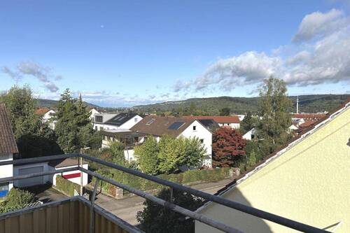 Aussicht vom Balkon nach Westen - 
