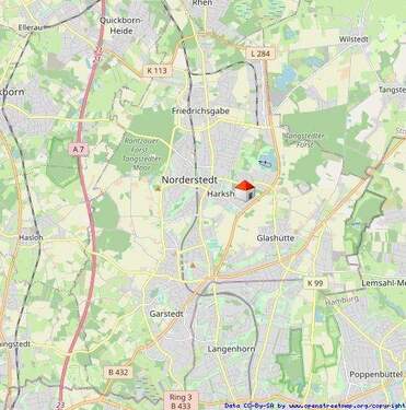 Lage in Norderstedt - 