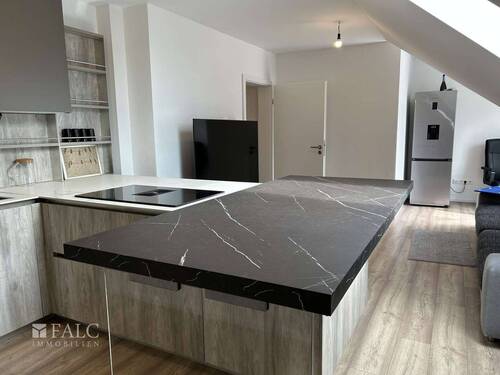 Küche mit Blick Wohnbereich - 