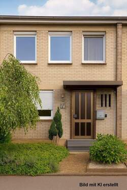 Hausansicht - Reihenhaus in Kempen-Tönisberg mit Sauna und Garten