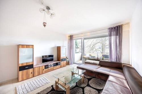 Wohnzimmer - Etagenwohnung mit 57,60 m&sup2; in Ludwigsburg zum Kaufen