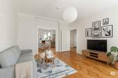 Wohnzimmer KI-Generiert - Etagenwohnung mit 85,30 m² in Berlin zum Kaufen