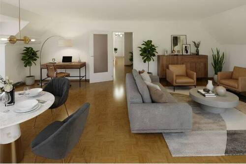 Wohn-/Essbereich Visualisierung 2 - 3 Zimmer Etagenwohnung zum Kaufen in Gersthofen