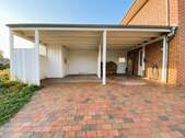 Doppel-Carport mit Geräteraum - 