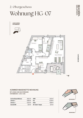 Wohnen auf 2 Etagen - 