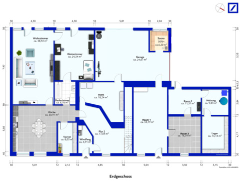 Erdgeschoss IST Zustand - 