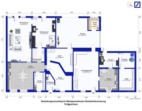 Vorschlag Erdgeschoss - 