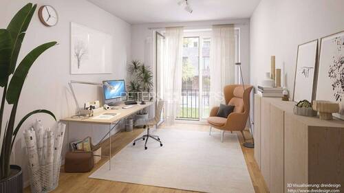 Visualisierung Arbeitszimmer - 