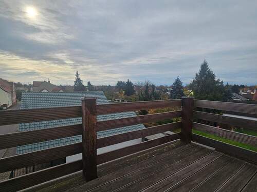 Blick vom Balkon - Etagenwohnung in Senftenberg