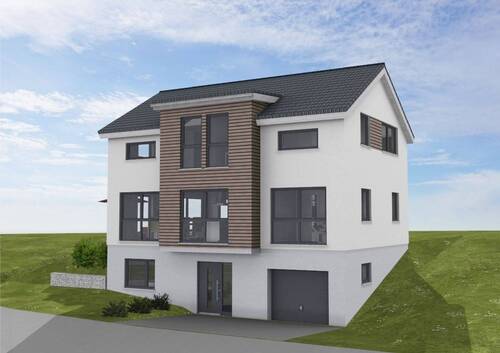 Bauplanung Aussenansicht - 6 Zimmer Einfamilienhaus in Gaienhofen