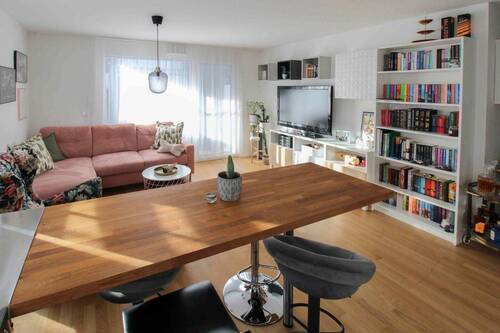 Wohn_Esszimmer - 2 Zimmer Etagenwohnung zum Kaufen in Rutesheim