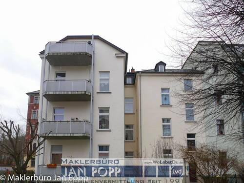 Rückansicht - 2 Zimmer Mehrfamilienhaus, Wohnhaus in Greiz