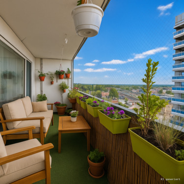 Beispiel Balkon - 3 Zimmer Etagenwohnung in Wesel