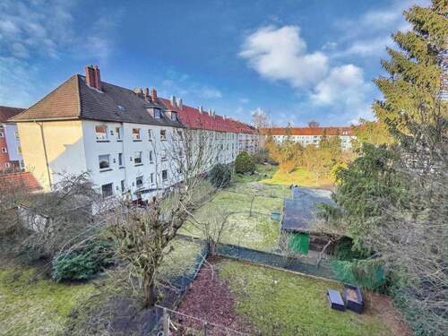 Aussicht Hof - 2 Zimmer Etagenwohnung zum Kaufen in Hannover