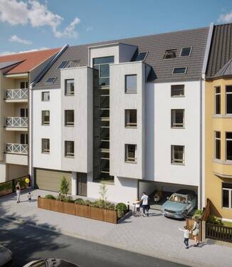 Straßenansicht - 4 Zimmer Etagenwohnung zum Kaufen in Dresden