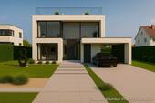 Gartenidylle mit Dachterrasse - 