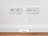 Detail Schalter und Steckdosen - 