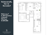 Grundriss Wohnung 7 - 