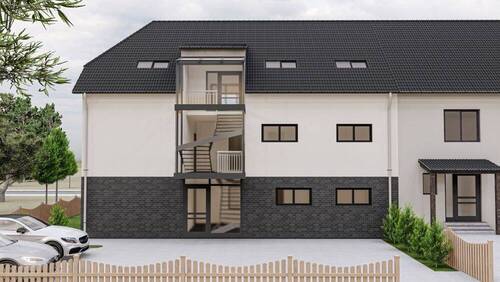 Nordansicht - Etagenwohnung mit 51,10 m&sup2; in Nürnberg zum Kaufen