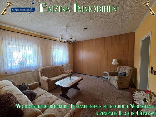 Wohnzimmer(1)EFHGlindow.jpg - Einfamilienhaus mit 101,00 m&sup2; in Werder (Havel) zum Kaufen