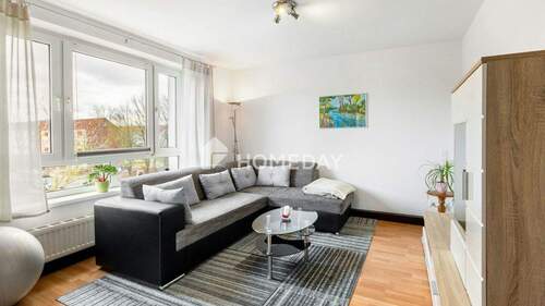 Wohnzimmer 2 - Kompakt, vermietet, überzeugend - 2 Zimmer mit Potenzial