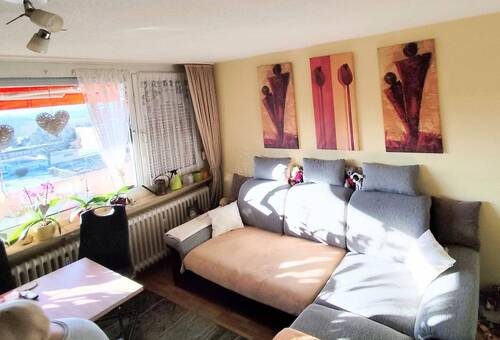 Wohn-Esszimmer - 2 Zimmer Etagenwohnung zum Kaufen in Waiblingen-Hohenacker