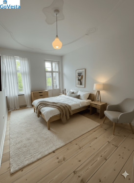Schlafzimmer (Einrichtungsbeispiel) - Etagenwohnung mit 75,90 m&sup2; in Berlin zum Kaufen