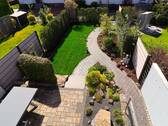 Gartenblick von oben - 