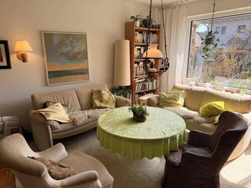 Wohnzimmer - 5 Zimmer Reihenendhaus zum Kaufen in Weilheim in Oberbayern