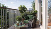 Balkon - Visualisierung - 4 Zimmer Etagenwohnung zum Kaufen in Berlin