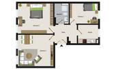 Grundriss Wohnung W4 - 