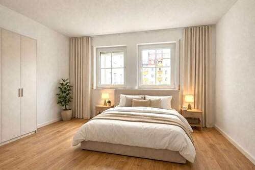 Einrichtungsbeispiel Schlafzimmer - 