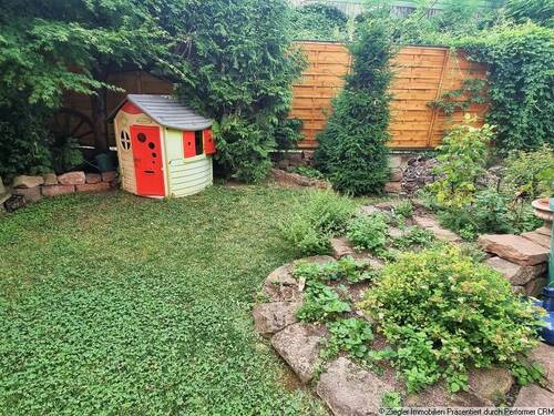 02 Außenansicht Garten, vorderer Teil - 5 Zimmer Doppelhaushälfte zum Kaufen in Edingen-Neckarhausen