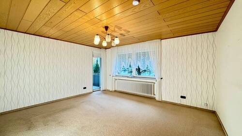 Wohnzimmer - 3 Zimmer Etagenwohnung zum Kaufen in Halle (Westfalen)