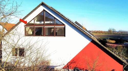 Panoramafenster Ansicht West - Lichtdurchflutete 3-Zimmer Wohnung in Herzogenaurach