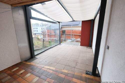 EG-Appartement Terrasse mit Glasdach - 