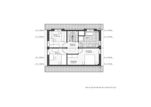 Danhaus Obergeschoss - 