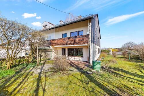 Ansicht - Süden - Doppelhaushälfte mit 153,00 m&sup2; in Sauerlach zum Kaufen