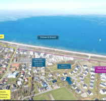 Ostsee-Investment: möblierte 3-Zimmer-Dachgeschosswohnung mit 2 Balkonen - nur 200 m zum Strand - Börgerende-Rethwisch