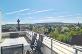 Südwest-Terrasse (1) - Über den Dächern von Echterdingen - Exklusive 2 Zi. Penthouse Wohnung mit Fernblick