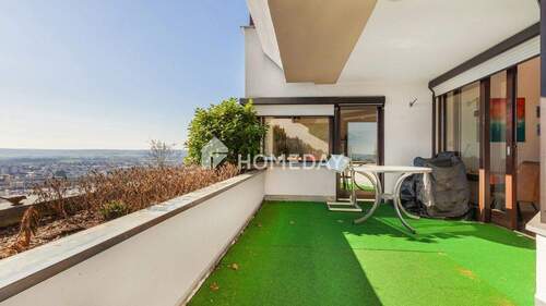 Balkon 2 - Terrassenwohnung mit 83,00 m&sup2; in Schwandorf zum Kaufen